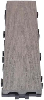 UltraShield Naturale 1/4 ft. x 1 ft. Quick Composite Single Slat Deck Tile by NewTechWood