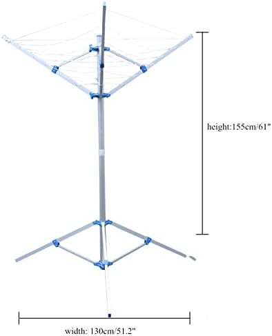 Tripod Clothes Drying Rack, Portable Drying Rack, Adjustable Height Dryer - Image 2
