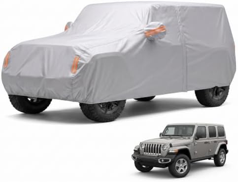 Car Cover for Jeep Wrangler 2 Door 1987-2026 JK JL CJ YJ TJ Outdoor Waterproof by Professionalcoversellers