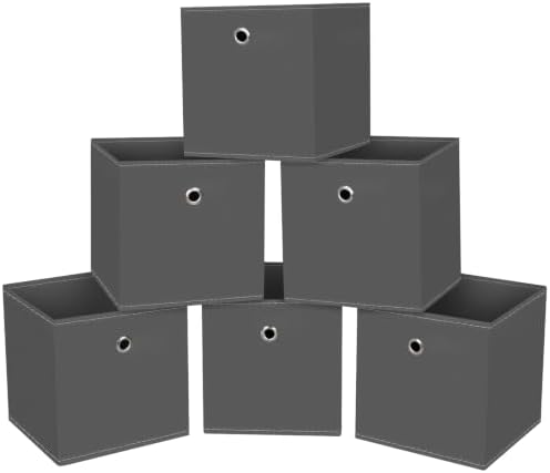 13x13x13 storage cube bins, collapsible fabric storage cubes Decorative storage by NieEnjoy