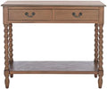 SAFAVIEH Athena 2-Drawer Wood Console Entryway Table, 35.5" Brown CNS5702C by Unknown