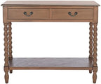 SAFAVIEH Athena 2-Drawer Wood Console Entryway Table, 35.5" Brown CNS5702C by Unknown