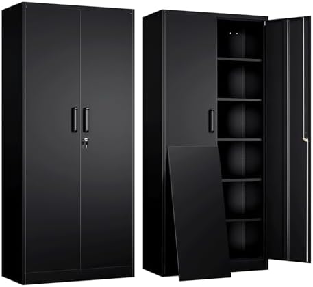Yizosh Metal Garage Storage Cabinet by Yizosh