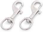 SHONAN 2.75 Inch Swivel Eye Snap Hook, 2 Pack Marine Grade Scuba Bolt Snap - Image 5