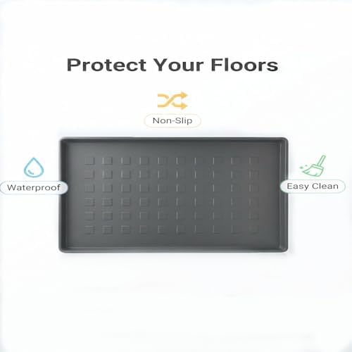 3 Pack Large Waterproof Plastic Boot Trays – Durable Multi-Purpose Shoe Mats - Image 5