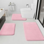 HUXMEYSON Bathroom Rugs Sets 3 Piece, Non-Slip & Quick Dry Bath Mat Set by HUXMEYSON