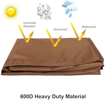 iBirdie Outdoor TV Cover 60 to 65 inch Weatherproof and Waterproof - Image 5