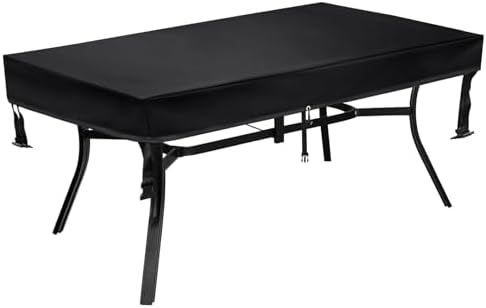 SUNICO Outdoor Table Covers Waterproof Rectangle 100x50x6in by Unknown