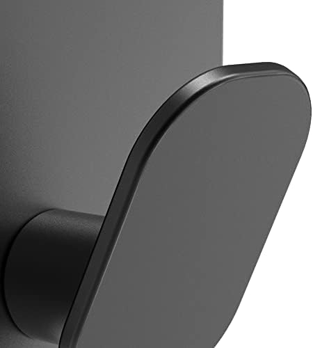 DELITON 8 Pack Adhesive Towel Hooks, Matte Black Wall Hooks - Image 4