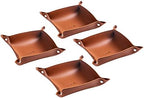 Leather Jewelry Valet Tray for Women and Man by SANQIANWAN
