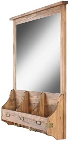 Kate and Laurel Stallard Decorative Rustic Wood Home Organizer - Image 2