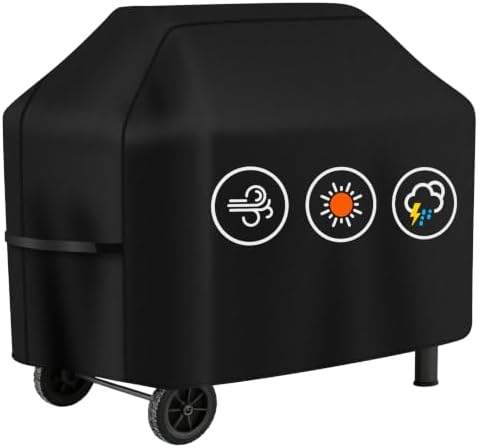 Perfect Grill Cover for Outdoor Grills Waterproof Rip-Proof Weather Resistant by HAZBEN