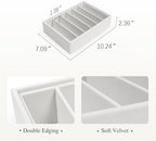 Velvet Sunglass Organizer Tray, Stackable Glasses Case - Image 4