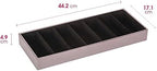 J JACKCUBE DESIGN 7 Slot Sunglasses Organizer, Leather Eyeglass Storage Tray Box - Image 3