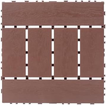 44 PCS Interlocking Deck Tiles, Waterproof & Slip-Resistant Patio Tiles - Image 6