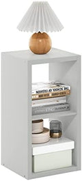 Furinno Cubicle Open Back Decorative Cube Storage Organizer, Light Grey by Furinno-FitsYourSpaceFitsYourBudget
