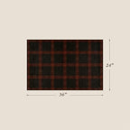 Easy Jute 2x3 Entryway Rug, Buffalo Plaid Washable Non Slip - Image 2