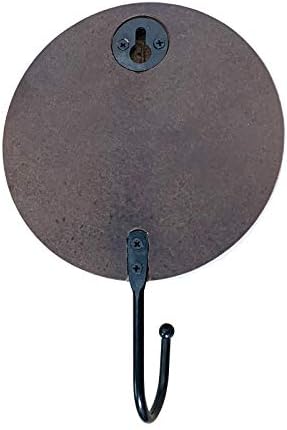 Dwellington Vintage Style Dog Paw Wall Mounted Dog Leash Hooks Rustic Farmhouse - Image 3