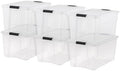 IRIS USA 6-Pack 72 Quart Storage Bins by IRISUSA