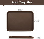 Boot Tray 2 Packs All Seasons Multi-Purpose, Waterproof Boot Trays - Image 2