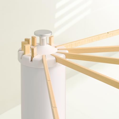 JOOM Four Legs Clothes Drying Rack, Garment Rack Portable and Foldable Space - Image 3
