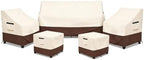 Rileytee 5 Pcs Patio Furniture Covers Waterproof by Rileytee