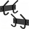 Coat Rack Wall Mount – 6 Inch Stainless Steel Hook Rail by SAYONEYES