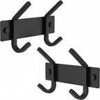 Coat Rack Wall Mount – 6 Inch Stainless Steel Hook Rail by SAYONEYES