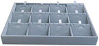 Premium Quality Grey Velvet Stackable Organizer Tray Pendant Necklace Jewelry - Image 7