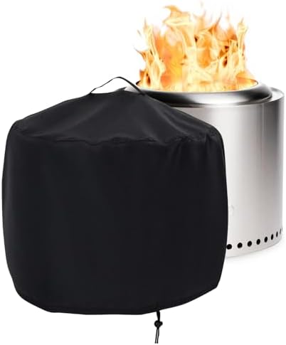 Waterproof Fire Pit Cover 22" D x 15" H fit by Rilime