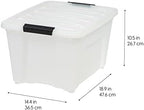 IRIS USA 4-Pack 32 Quart Storage Bins - Image 2