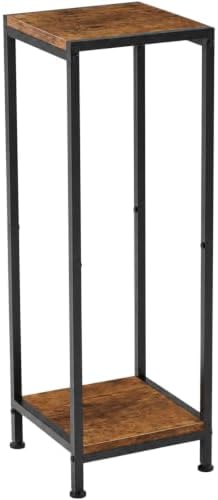 TOSKING 2-Tier Tall Wood Plant Stand Indoor, 30-Inch Shelf by TOSKINGESSENCE
