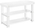 Pipishell 3 Tier Bamboo Shoe Rack Bench by Pipishell