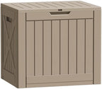 Flamaker Resin Deck Box 40 Gallon Waterproof Outdoor Storage Box by Flamaker