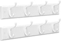 SONGMICS Wall-Mounted Coat Racks, 8 Dual Metal Hooks by VASAGLEbySONGMICSHOME