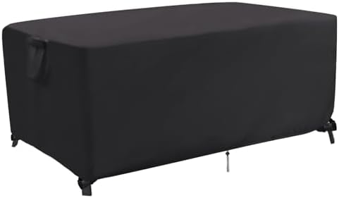 Outdoor Table Cover for 44 Inch Rectangle Side Table by Jungdaoutdoorfurniturecover