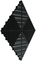 Swisstrax Ribtrax PRO Garage Floor Tiles, Jet Black - Image 2