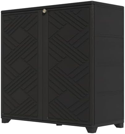 HOMSPARK Indoor/Outdoor Storage Cabinet by HOMSPARK