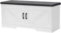 HOMSHO Farmhouse Shoe Storage Bench by HOMSHO