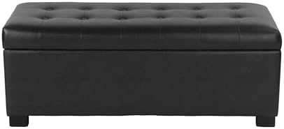 HomePop 46" Tufted Storage Bench - Image 5