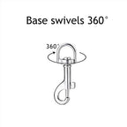 50pcs Swivel Snap Hooks for Dog Leash Collar Linking, Metal Heavy Duty Eye - Image 6