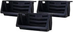 Mighty Tuff Heavy Duty Nesting Stack Bins, Extra-Large Handles, Wide Front by MightyTuff