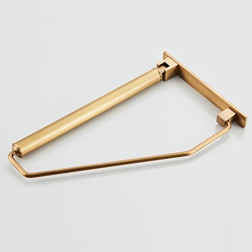Folding Wall Mounted Clothes Hanger Rack Clothes Hook Solid Brass - Image 6