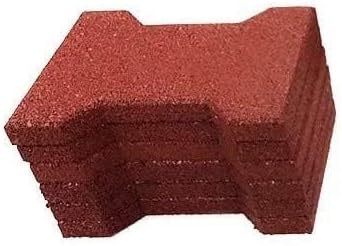 Playsafer Rubber Garden Pavers ¾” Thick Interlocking Safety Tiles - Image 7