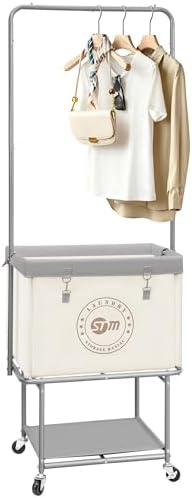 STORAGE MANIAC Rolling Laundry Cart by STORAGEMANIAC