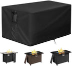 Outdoor Fire Pit Cover Rectangular Waterproof-36x26x24" by Velfree