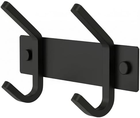 Coat Rack Wall Mount – 6 Inch Stainless Steel Small Hook Rail by SAYONEYES