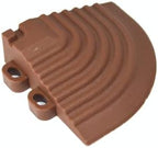 Swisstrax Ribtrax PRO Corner Piece, Chocolate Brown by Swisstrax