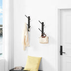 TIOPGHAD 2-Pack Small Vertical Wall Mount Coat Rack by TIOPGHAD