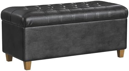 HomePop 40" Button Tufted Storage Bench by HomePop